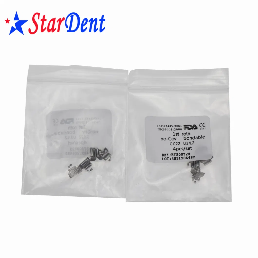 Good Quality Dental Orthodontic Buccal Tube 4PC/Bag