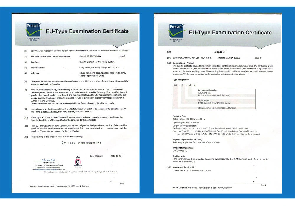 Atex Approved Static/Anti-Static Bonding and Grounding/Earthing Detecting Monitoring System