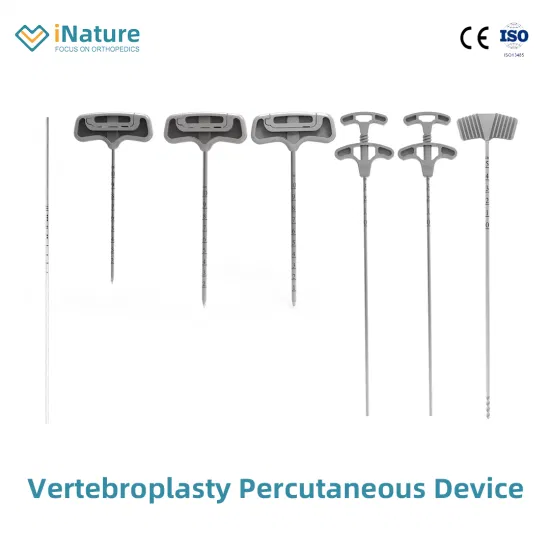 Cyphoplastie Vertébroplastie Orthopédique Chirurgical Ciment Osseux Seringue Injecteur Spinal Bone Biopsie Aiguille Poinçon Ballon Gonflage Pompe Cathéter Pkp Pvp Instrument