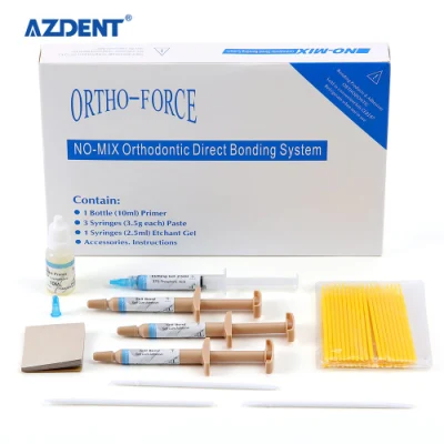 Kit adhésif orthodontique dentaire de qualité supérieure, système de liaison directe orthodontique