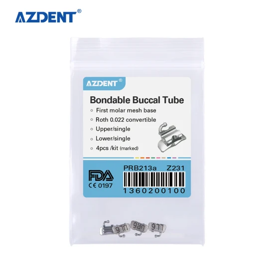 Type convertible convertible molaire médical U1l1, 1er tube buccal dentaire Roth 0,022